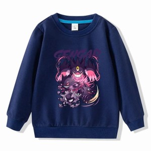 Bluza dziecięca 3D UNISEX crewneck POKEMON ubranie GENGAR