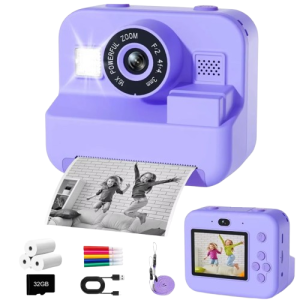 Aparat fotograficzny Polaroid dla dzieci z drukarką + karta 32 GB