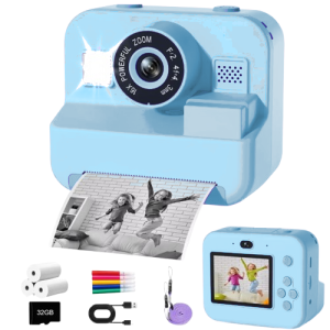 Aparat fotograficzny Polaroid dla dzieci z drukarką + karta 32 GB