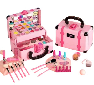 Kuferek z kosmetykami do makijażu zabawka dla dzieci kosmetyczka