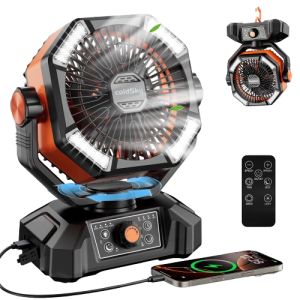 Przenośny Wentylator Kempingowy 20000 mAh LED