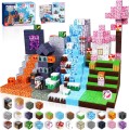 Minecraft Duży Zestaw Klocki Magnetyczne 300szt Kolekcjonerskie (8).jpeg