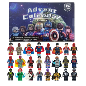 Świąta Kalendarz Adwentowy Figurki Klocki AVENGERS Batman 