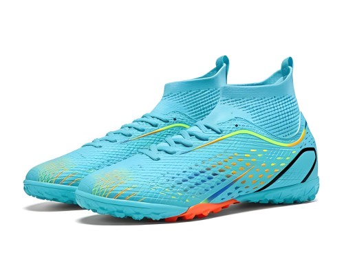 Buty sportowe Turkusowe TURFY TF z Elastycznym Kołnierzem Skarpeta Lekkie