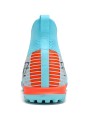 Buty Piłkarskie Cristiano Ronaldo Turkusowe Turfy TF z kołnierzem Skarpeta CR7