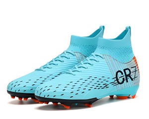 Buty piłkarskie CR7 korki FG z kołnierzem lekkie na naturalną murawe