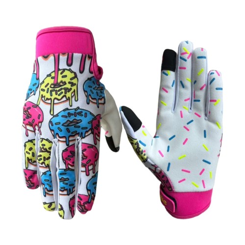 Rękawice ENDURO w pączki UNISEX rękawiczki rowerowe motocyklowe DONUT