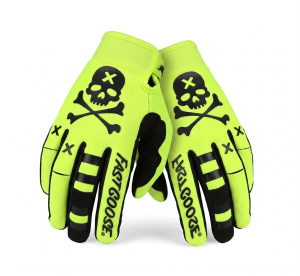 Rękawice krótkie enduro FASTGOOSE motocross off-road motyw Czaszki