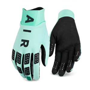 Rękawice Motocrossowe AIR enduro UNISEX rowerowe MTB Błękitne