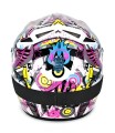 Kask Cross Motocrossowy zestaw Off-road design KOLOROWY + Gogle