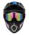 Kask Cross Motocrossowy zestaw Off-road design GRAFFITI + Gogle