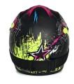 Kask Cross Motocrossowy zestaw Off-road design GRAFFITI + Gogle