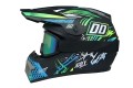 Kask Cross Motocrossowy zestaw Off-road design GRAFFITI + Gogle