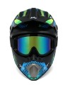 Kask Cross Motocrossowy zestaw Off-road design GRAFFITI + Gogle