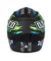 Kask Cross Motocrossowy zestaw Off-road design GRAFFITI + Gogle