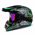 Kask Cross Motocrossowy zestaw Off-road design GRAFFITI + Gogle