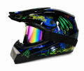 Kask Cross Motocrossowy zestaw Off-road design GRAFFITI + Gogle