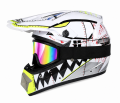 Kask Cross Motocrossowy zestaw Off-road design DINOZAUR + Gogle