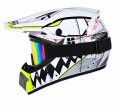 Kask Cross Motocrossowy zestaw Off-road design DINOZAUR + Gogle