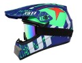 Kask Cross Motocrossowy zestaw Off-road Seria 1977 RACING + Gogle
