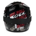 Kask Cross Motocrossowy zestaw Off-road ROCK and ROLL Edition + Gogle