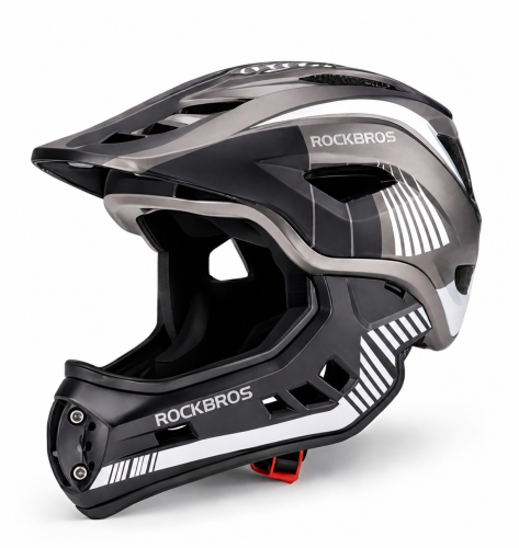 Kask Rowerowy ROCKBROS 2w1 Full-Face z Odpinaną Szczęka MTB
