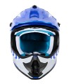 Zestaw Kask Cross dla dzieci Motocrossowy ROZO z goglami i rękawicami