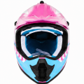 Zestaw Kask Cross dla dzieci Motocrossowy ROZO z goglami i rękawicami