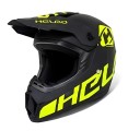 Kask Motocyklowy Cross Enduro Motocrossowy MTB HELMO Fluo Yellow + Gogle