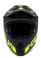 Kask Motocyklowy Cross Enduro Motocrossowy MTB HELMO Fluo Yellow + Gogle