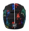 Kask Motocyklowy Cross Enduro Motocrossowy MTB Graffiti Edition + Gogle