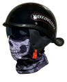 Kask motocyklowy orzeszek RETRO z daszkiem w stylu vintage