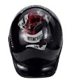 Kask motocyklowy orzeszek RETRO z daszkiem w stylu vintage
