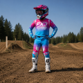 Profesjonalny Strój Motocrossowy dla Dzieci MX Enduro NEON RIDER JR