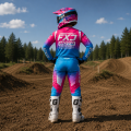 Profesjonalny Strój Motocrossowy dla Dzieci MX Enduro NEON RIDER JR