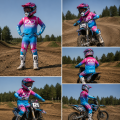 Profesjonalny Strój Motocrossowy dla Dzieci MX Enduro NEON RIDER JR