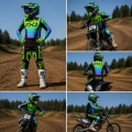 Profesjonalny Strój Motocrossowy dla Dzieci Enduro MX CYBER RIDER JR