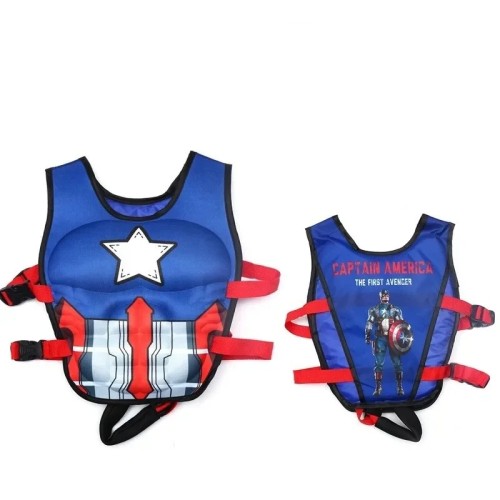 Kamizelka do Nauki Pływania MARVEL kapok dla Dzieci AVENGERS Kapitan Ameryka