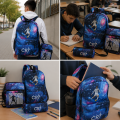 Plecak dla Dzieci CR7 Zestaw Szkolny 3w1 Tornister Torba na Ramię Piórnik Cristiano Ronaldo