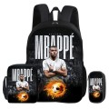 Plecak Chłopięcy Zestaw Szkolny 3w1 Tornister Kylian Mbappe