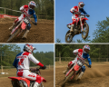 Strój Motocross Kombinezon Enduro Cross Honda HRC Kompletny Zestaw Off-Road