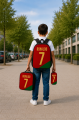 Zestaw Szkolny 3w1 CR7 Portugal Team Plecak Torba Piórnik Piłka Nożna Ronaldo
