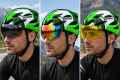 Kask Rowerowy z Szybką Magnetyczną Superide 3x Wizjer Okulary Zielony