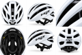 Kask Rowerowy Szosowy MET Aerodynamiczny Lekki Biały Czarny Premium