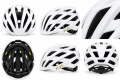 Kask Rowerowy Szosowy PJT Lekki Wentylacyjny Biały Złote Logo