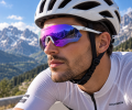 Okulary Sportowe na Rower RockBros Ultralekkie Fioletowe Lustrzane UV400