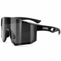 Okulary Rowerowe Uvex Lustrzane UV400 Szosa MTB Czarne