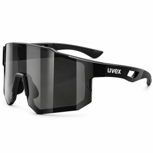 Okulary Rowerowe Uvex Lustrzane UV400 Szosa MTB Czarne