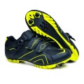 Buty Rowerowe SPD MTB Klamra Zatrzaskowe Gravel Czarno Żółte Fluo