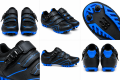 Buty Rowerowe SPD MTB Klamra Zatrzaskowe Gravel Czarno Niebieskie